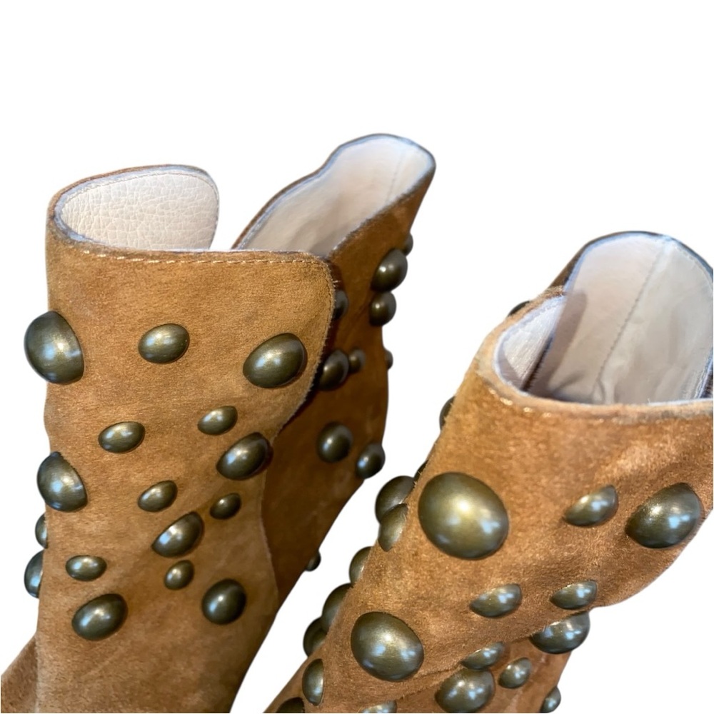 C3 Cecelia New York Brace Stud Bootie in Brown - Picture 5 of 16